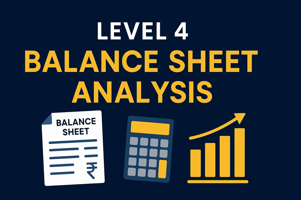 LEVEL 4 BALANCE SHEET
